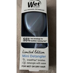 Wet Brush Limited Edition Mini Detangler Brush Iridescent Gray Travel